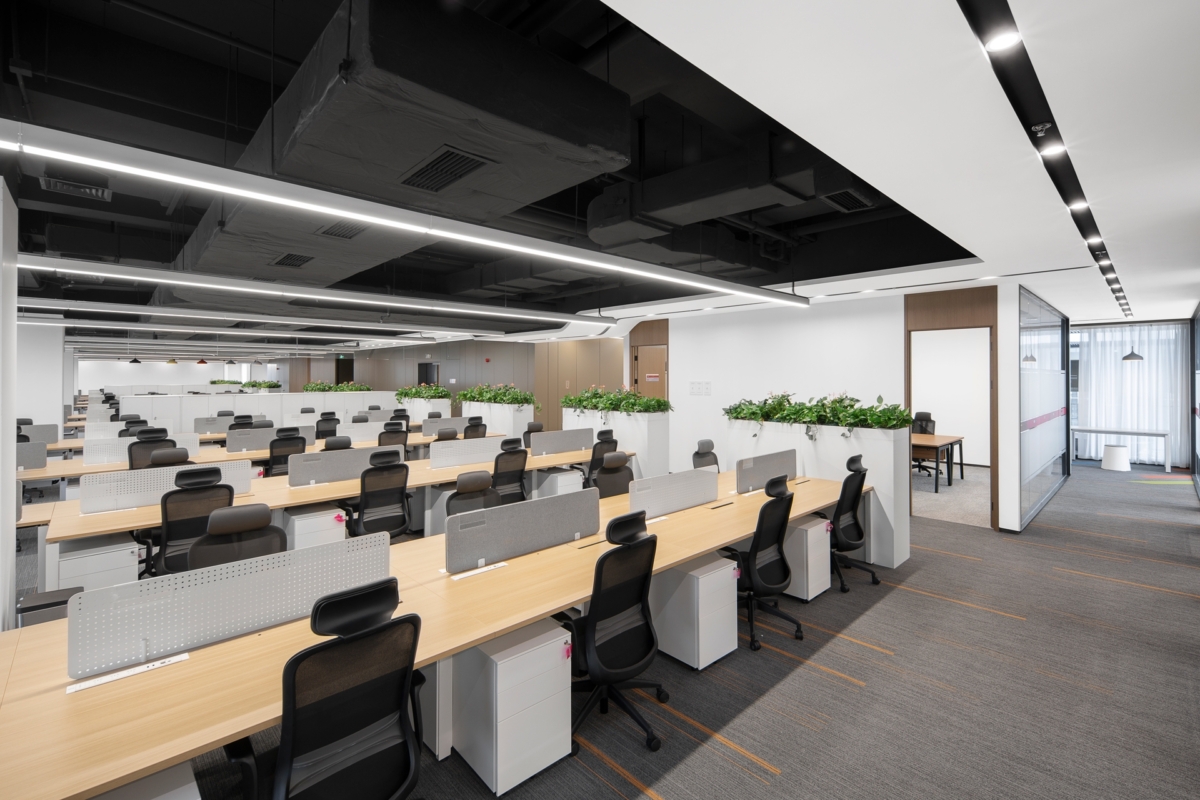 基础设施软件上海办公室装修案例2800㎡_IT科技_项目案例_上海5001拉斯维加斯装潢官网